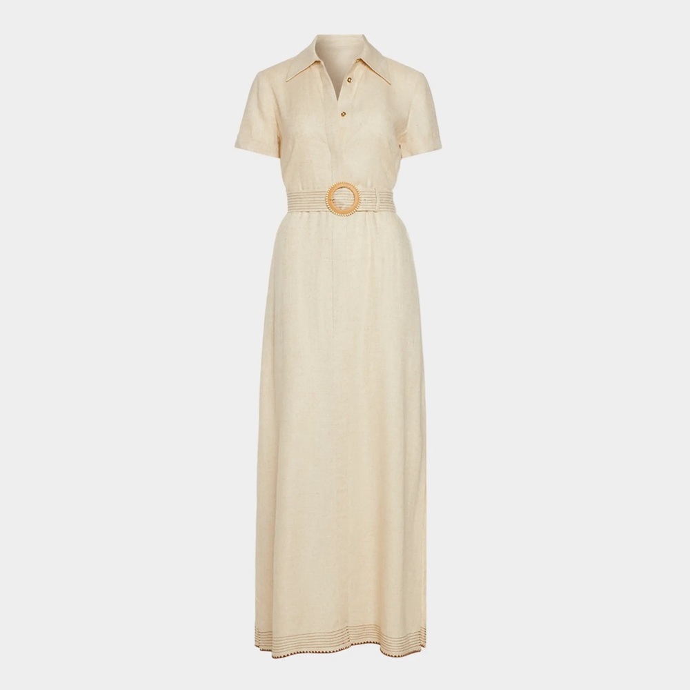 NWT Ramy Brook Melina Belted Maxi Dress